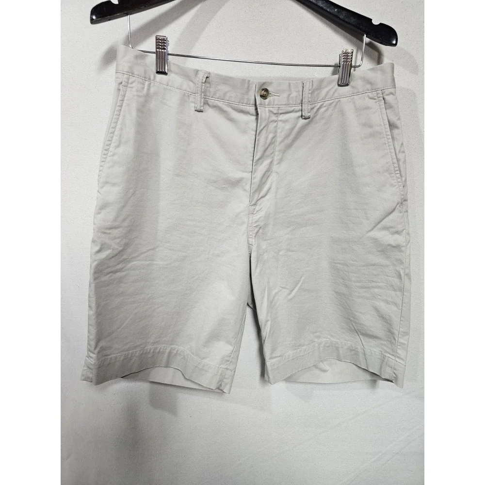 Vintage Polo Ralph Lauren Shorts Mens 35 Beige Classic Fit Chino Casual Preppy‎